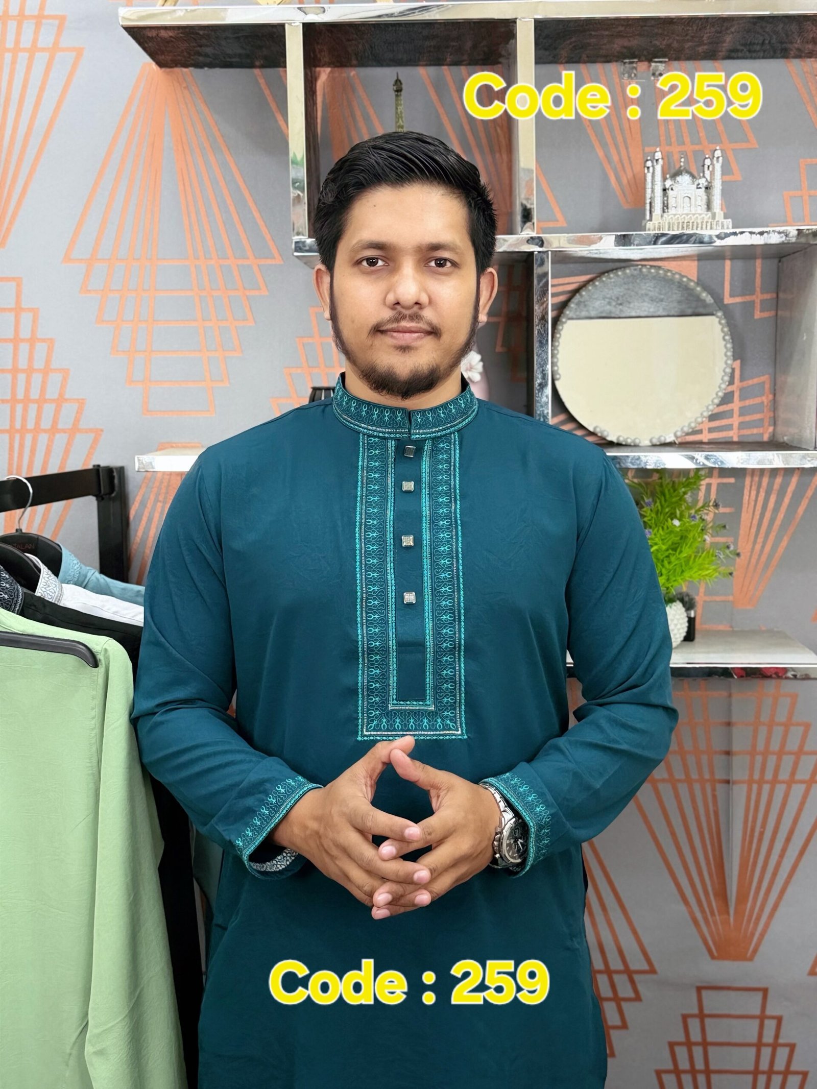 AS - Code 259 পেট্রোল ব্লু ( একটি কিনলে - একটি ফ্রী 🔥 )