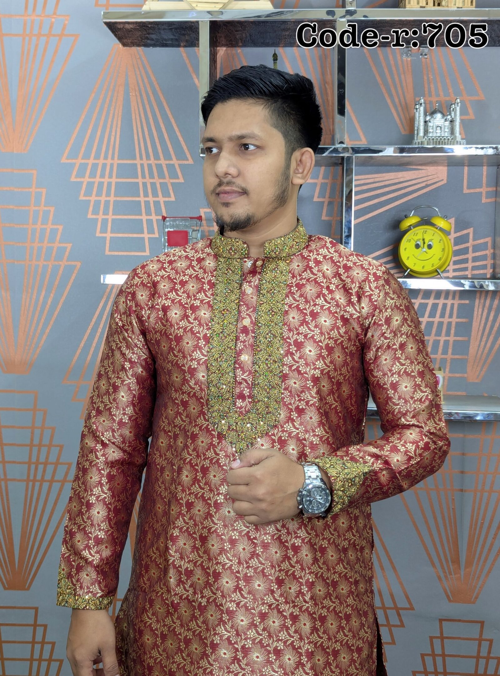 BS- Code :Swisstex Katan 705 ( Soft Meroon )