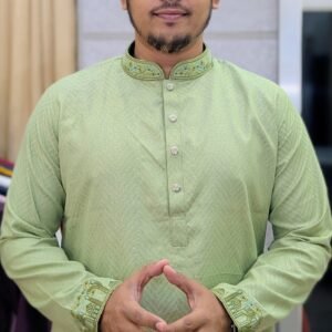AS- Code :- 314 Premium Indian cotton ( Lemon Mint  )