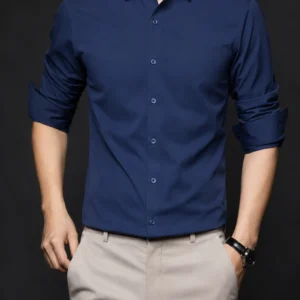 AS - Shirt  Color : Navy Blue
